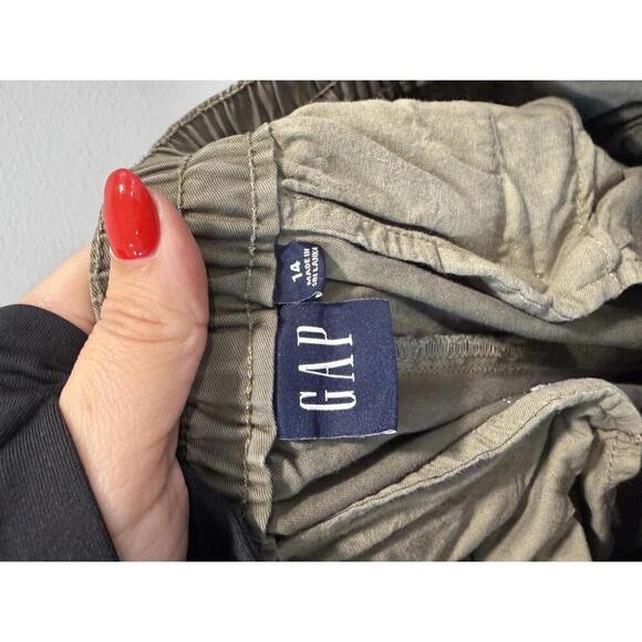 GAP High Rise Pleated Khaki Pants, Olive Green, Women's 14 - Picture 5 of 6